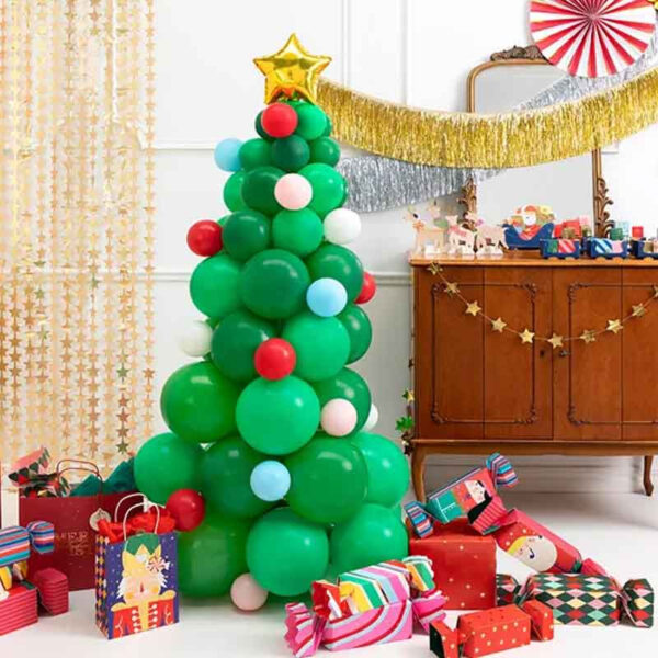 Julgran av ballonger, 161 cm - PartyDeco