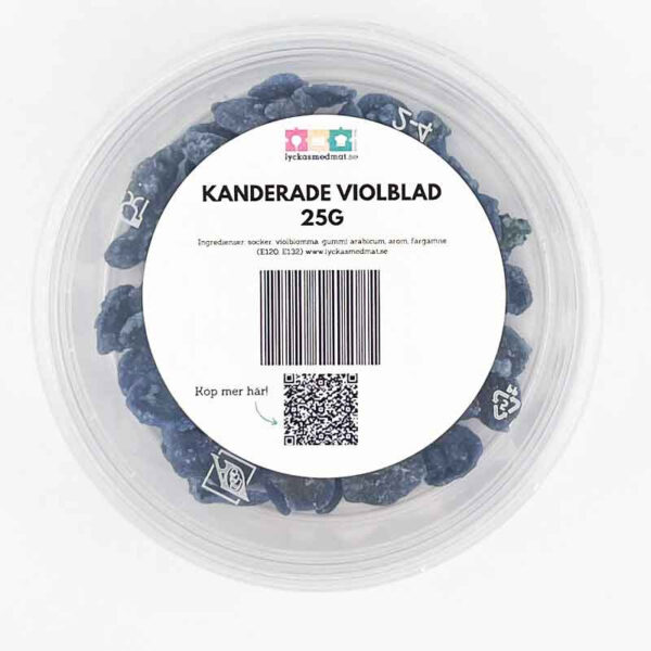 Kanderade Violblad, 25 g