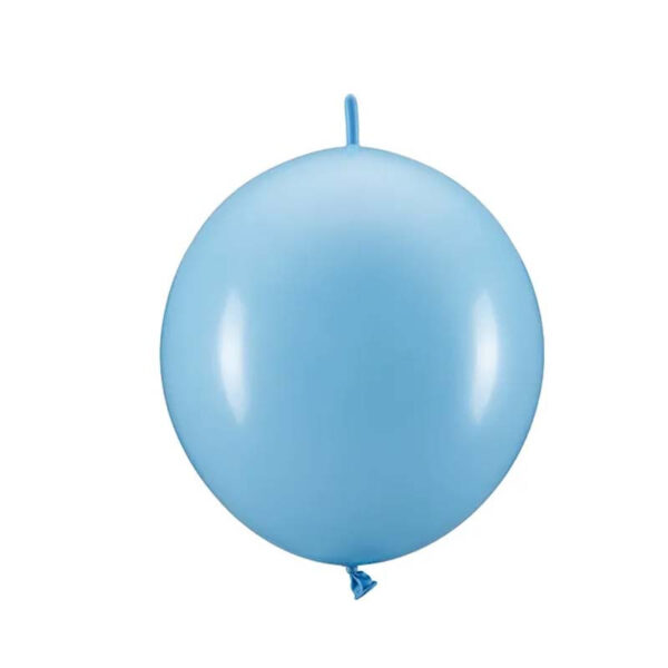 Länkande ballonger Ljusblå - PartyDeco