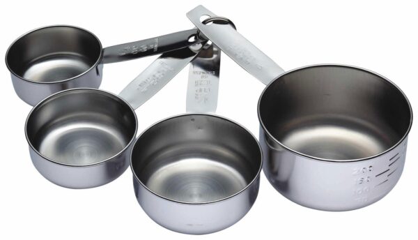 Måttsats Cups, rostfritt stål - KitchenCraft