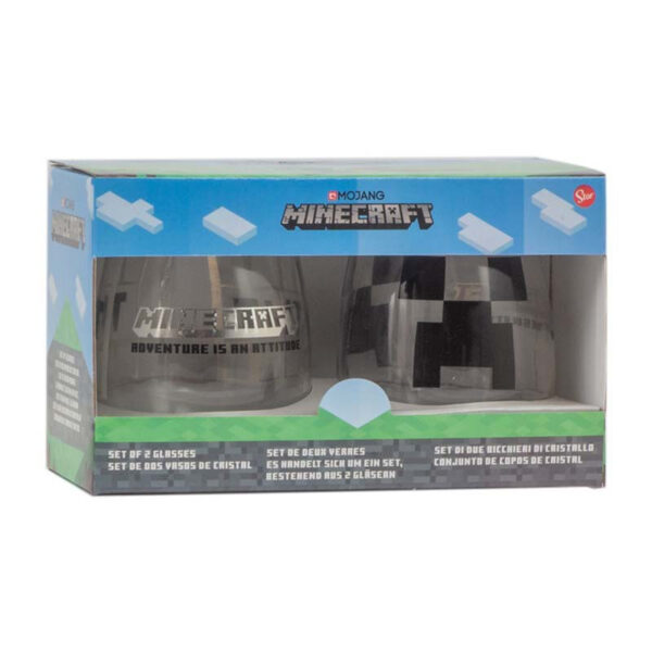 Minecraft glas, 2-pack