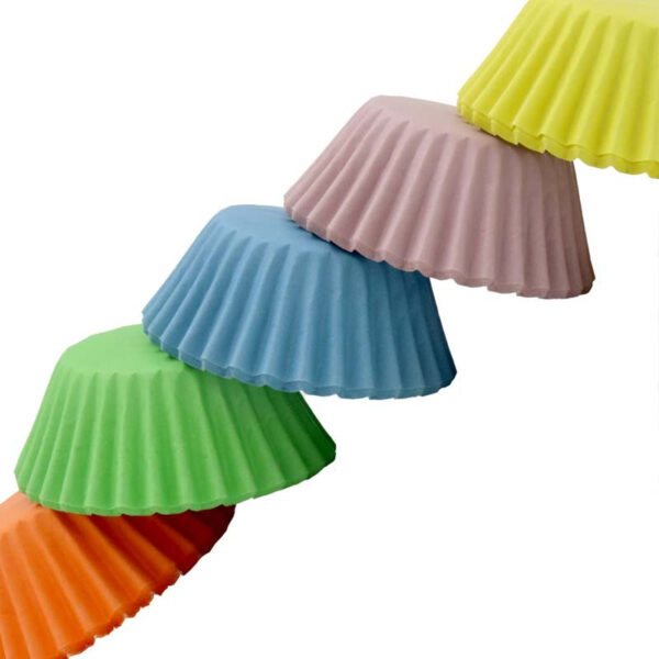 Minimuffinsformar Pastell Mix, 100 st - PME