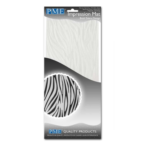 Mönstermatta, texturmatta Zebra - PME