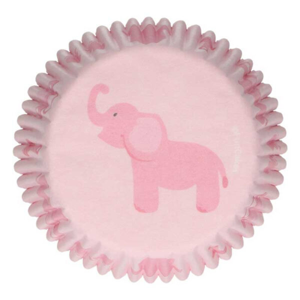 Muffinsform Baby Girl, Rosa - FunCakes