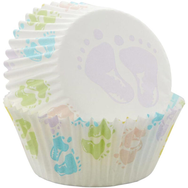 Muffinsform Babyfötter - Wilton