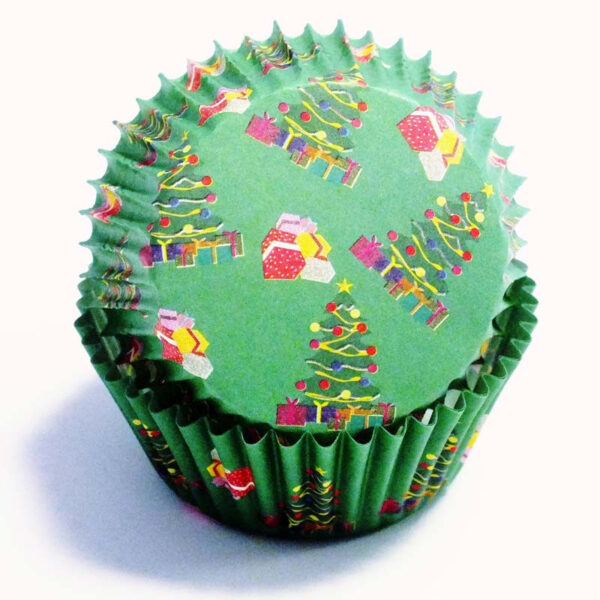 Muffinsform Julgranar & paket - PME