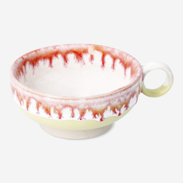 Mugg med droppande glasyr - 200 ml
