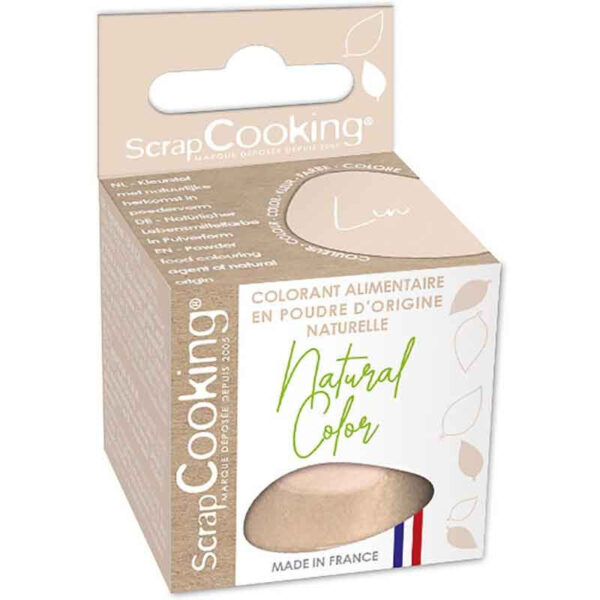 Naturlig pulverfärg, beige - ScrapCooking