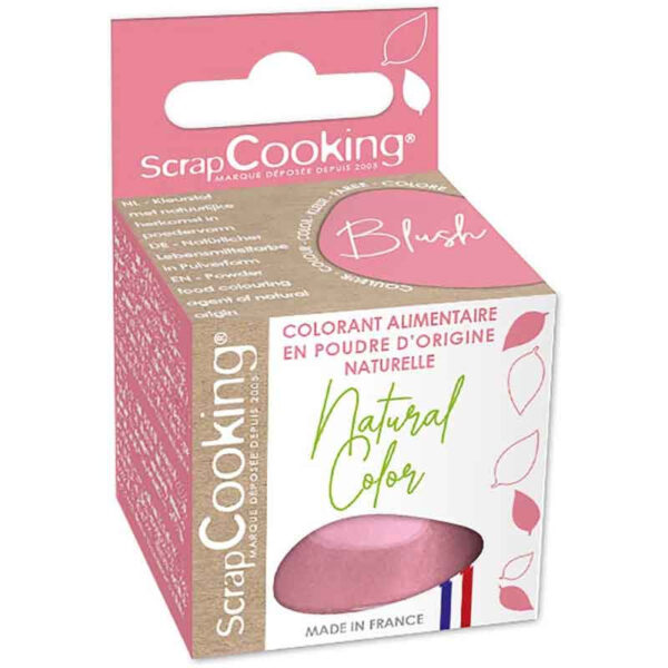 Naturlig pulverfärg rosa - ScrapCooking
