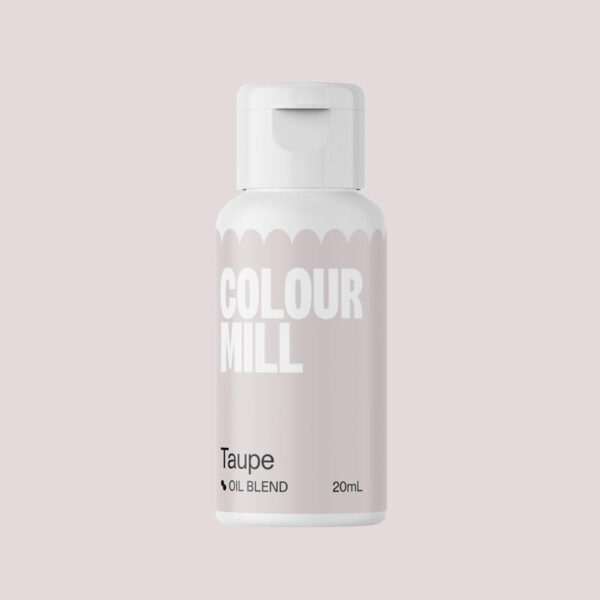 Oljebaserad ätbar färg Taupe - Colour Mill