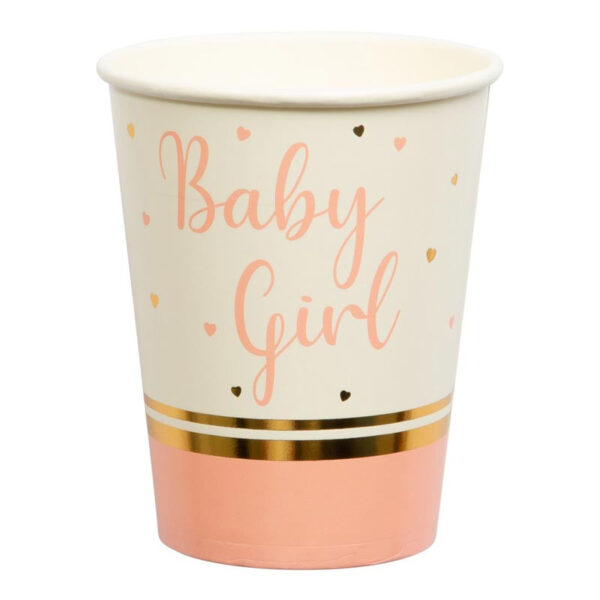 Pappersmuggar Baby girl, 8-pack