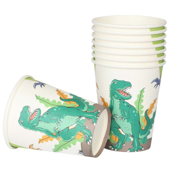 Pappersmuggar Dinosaurie, 8-pack