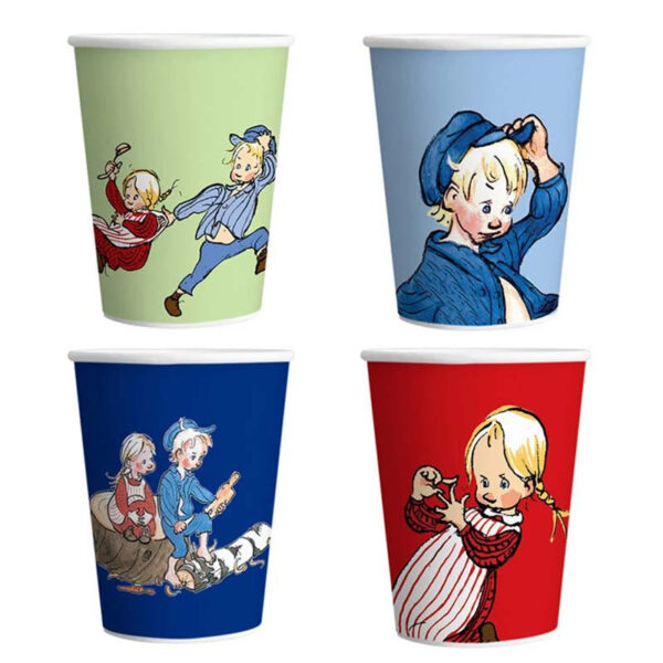 Pappersmuggar Emil & Ida, 8-pack