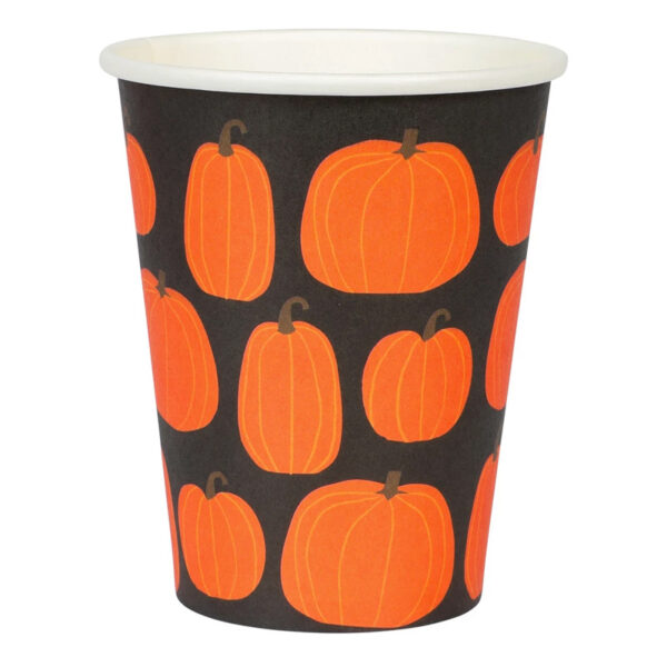 Pappersmuggar Halloween Pumpor, 8-pack