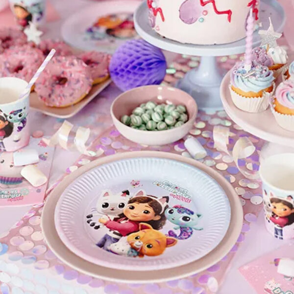 Papperstallrikar Gabby&apos;s Dollhouse Movie, 6 st