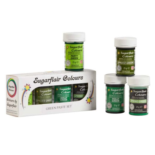 Pastafärg gröna nyanser - Sugarflair