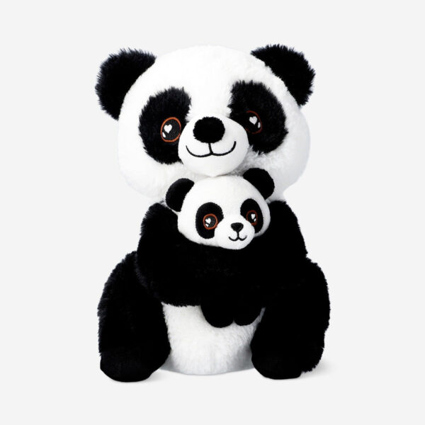 Mjukisdjur - Panda med unge