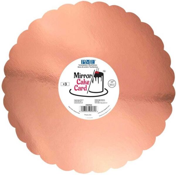 Tårtbricka Ø30,5 cm Roséguld 3 pack - PME