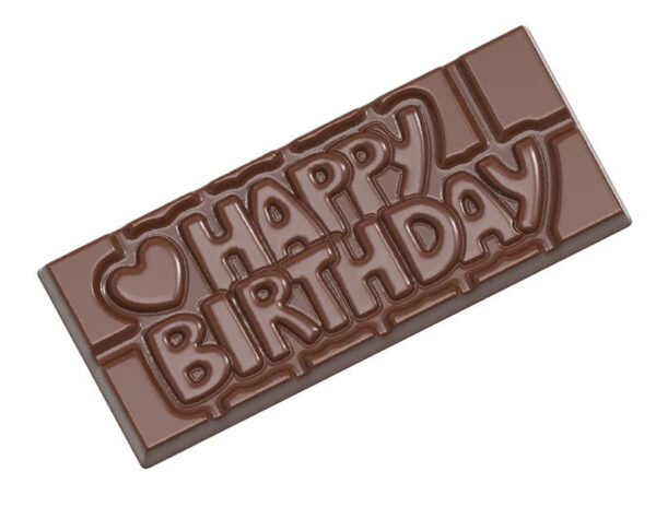 Pralinform chokladkaka - Happy Birthday - Chocolate World