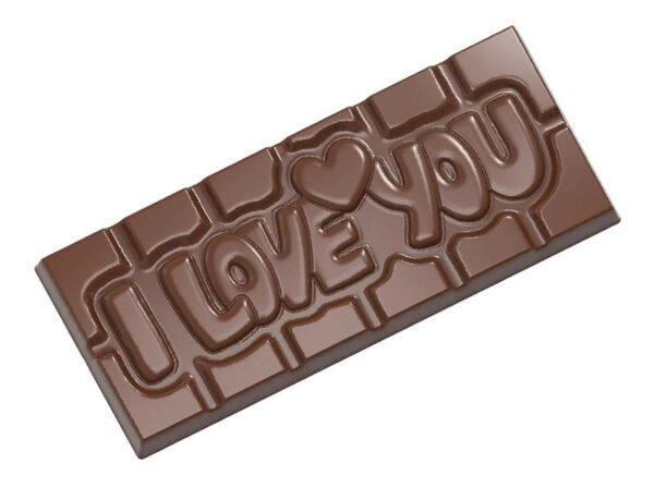 Pralinform chokladkaka - I Love You - Chocolate World