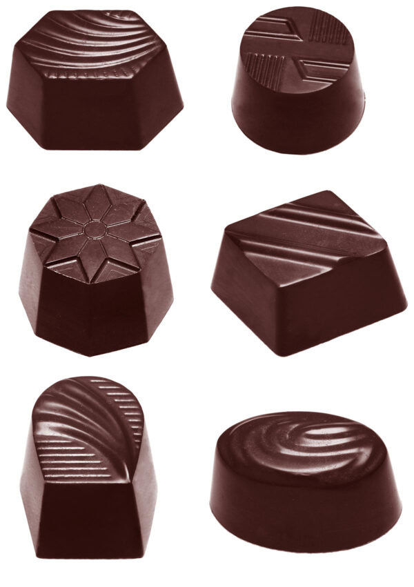 Pralinform CW2371 Blandade motiv - Chocolate World