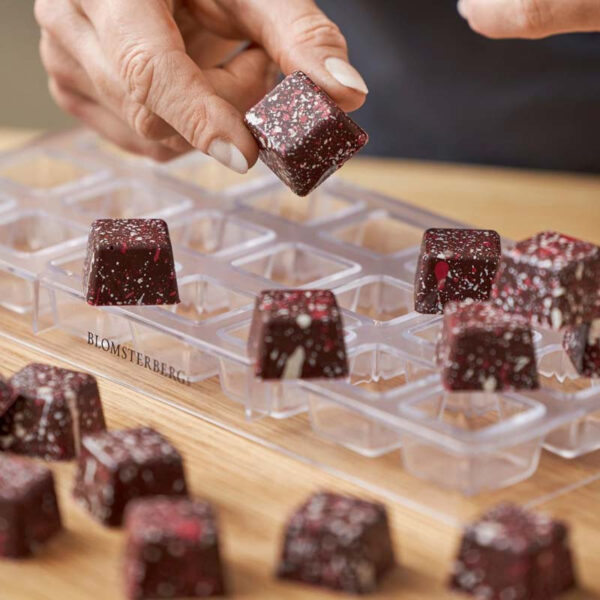 Pralinform Fyrkant - Blomsterbergs