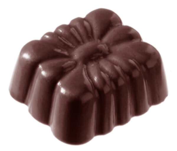 Pralinform Fyrkantig Blomma - Chocolate World