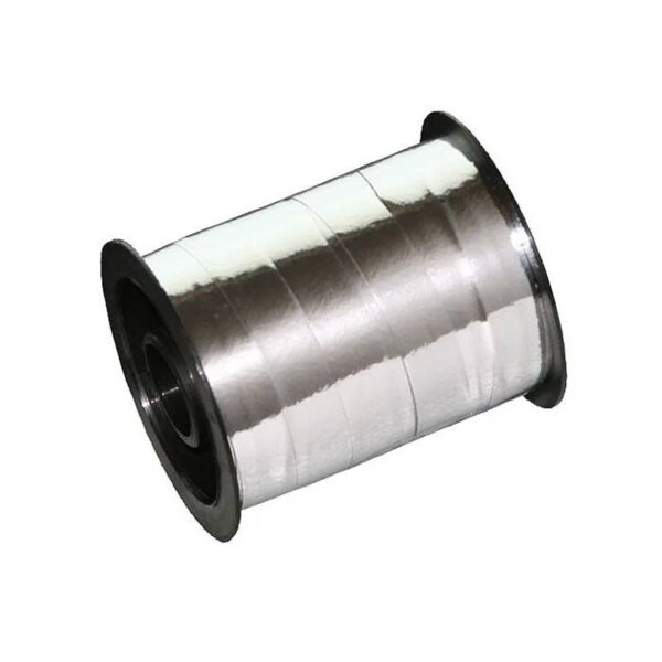 Presentband metallic silver - 10 meter