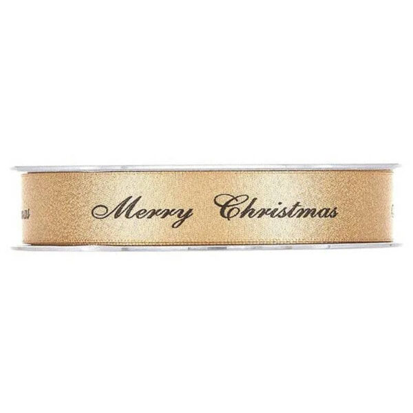 Presentband satin, Merry Christmas - 25 meter