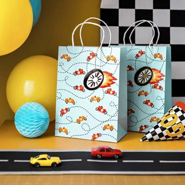 Presentpåse Bilar - PartyDeco