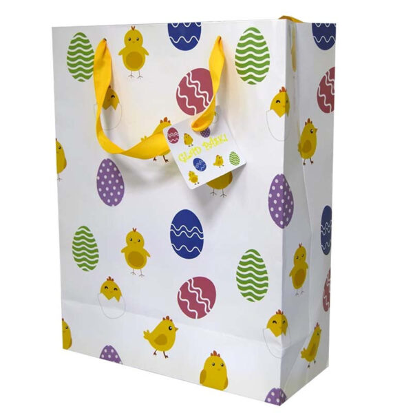 Stor Presentpåse Glad Påsk 27 x 35 cm