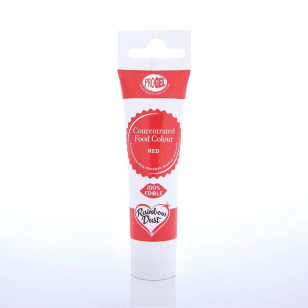 ProGel Röd Geléfärg - Rainbow Dust