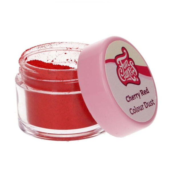 Pulverfärg Cherry Red, Körsbärsröd - FunCakes