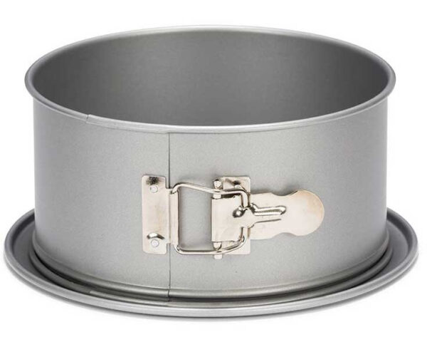 Rund springform, höga kanter Ø22 cm, silver
