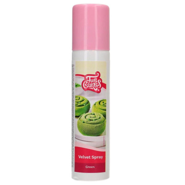 Sammetsspray Grön - FunCakes