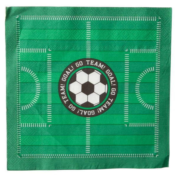 Servetter Fotbollsplan, 16-pack