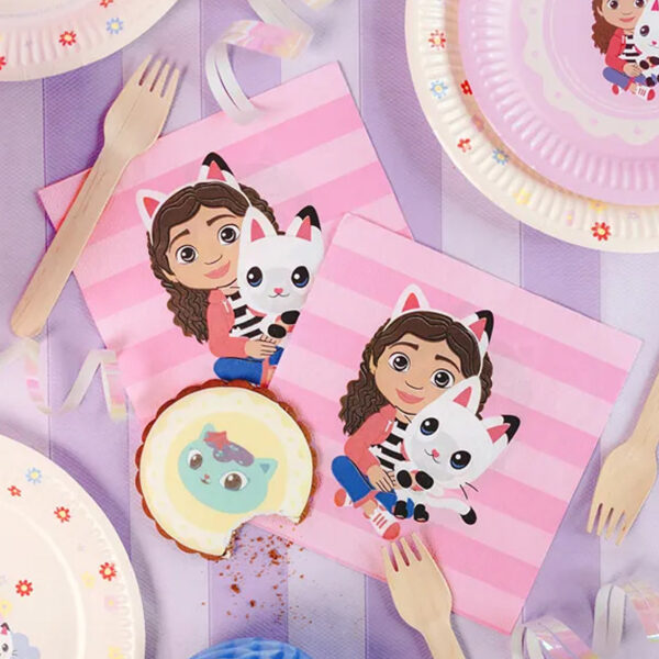 Servetter Gabby&apos;s Dollhouse - Party Deco