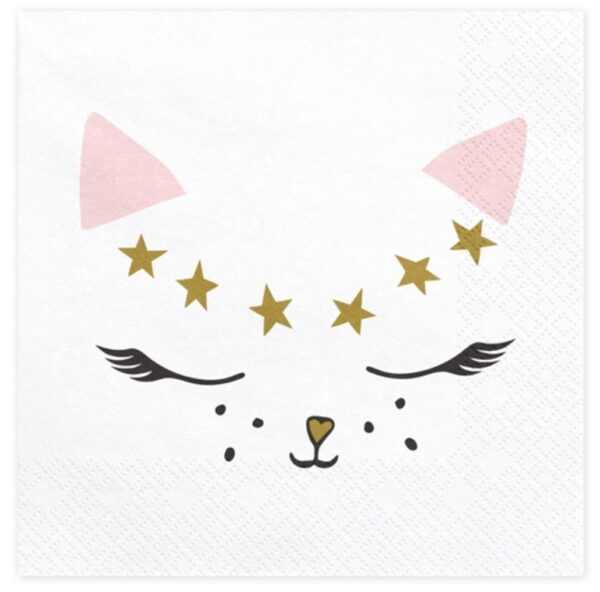 Servetter Meow - PartyDeco
