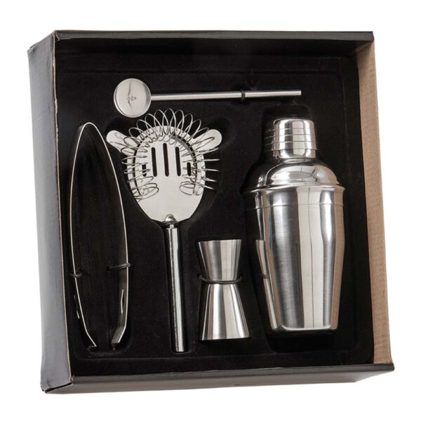 Barset i 5 delar, rostfritt stål