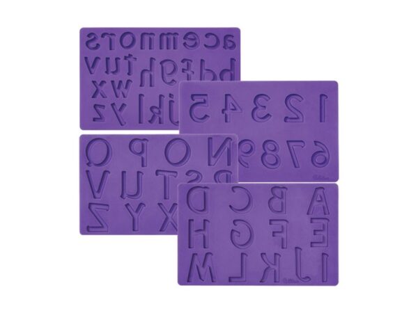 Wilton Silikonform, Bokstäver och siffror