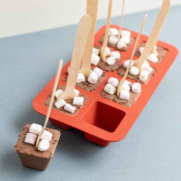 Silikonform med träskedar, varm choklad - La Cafetière