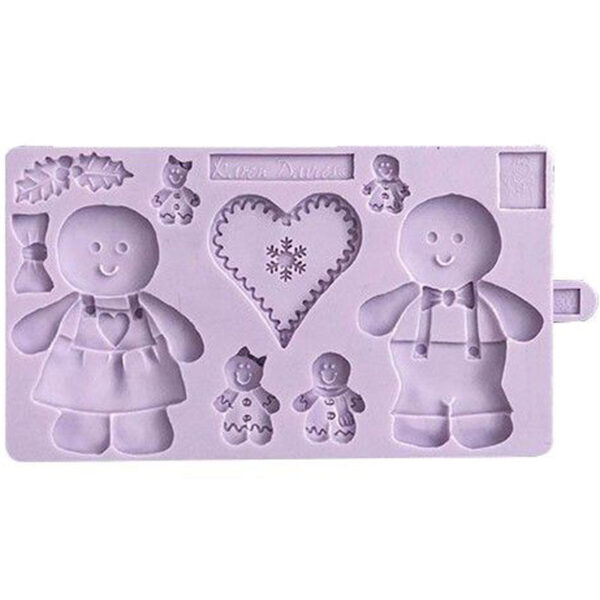 Silikonform Pepparkaksfamilj - Karen Davies