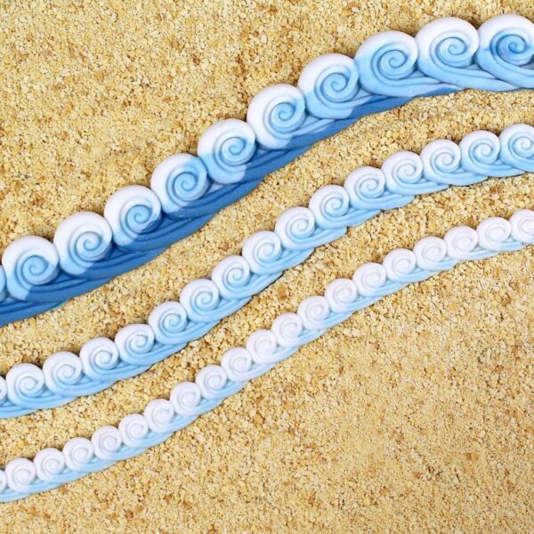 Silikonform Sea Swirl Borders - Katy Sue Designs