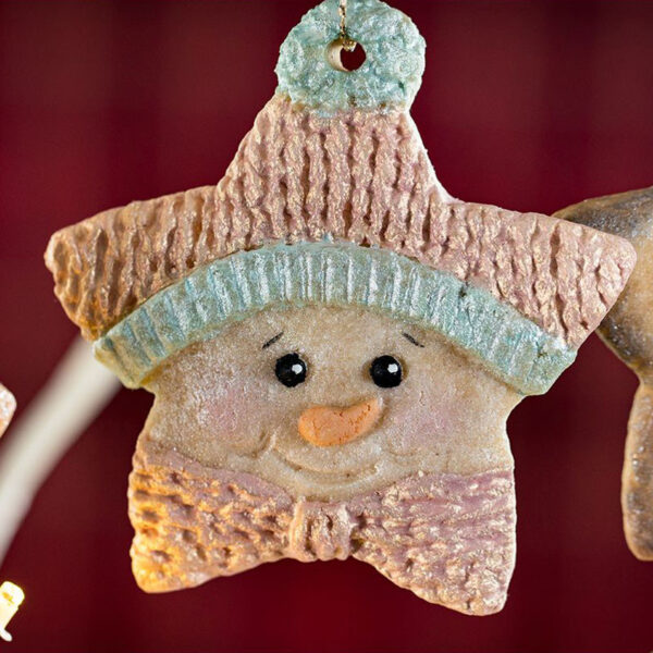 Silikonform Snögubbe i stjärna - Karen Davies