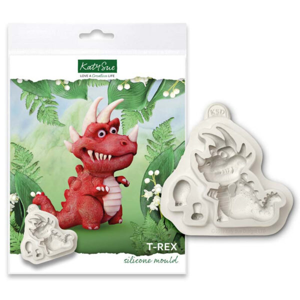 Silikonform T-Rex - Katy Sue Designs