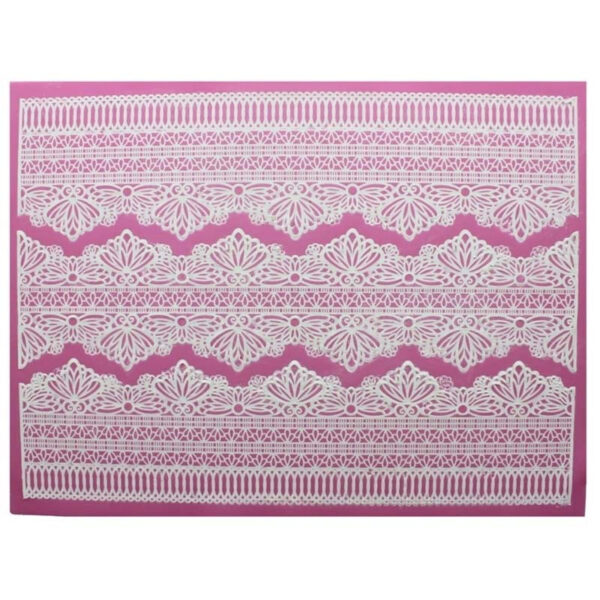 Silikonmatta Serenity till spetsdekorationer - Cake Lace