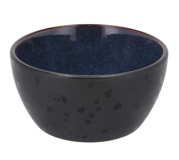 Skål 12 x 6 cm, svart/mörkblå - BITZ