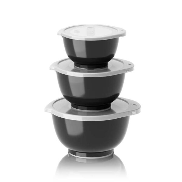 Skålset Margrethe 0,25, 0,5 & 0,75 liter, carbon black - Rosti