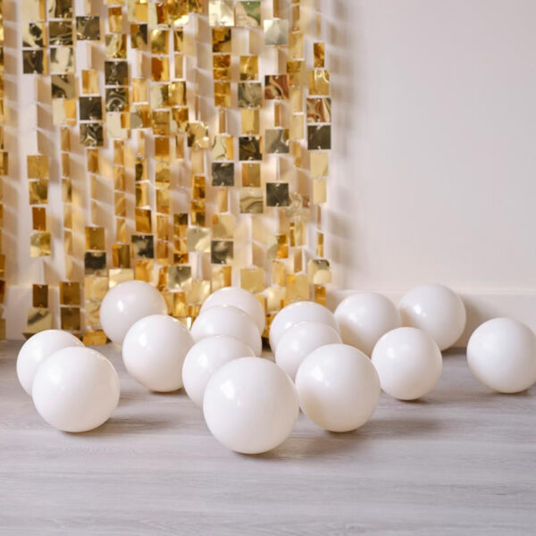 Små ballonger beige, 40-pack