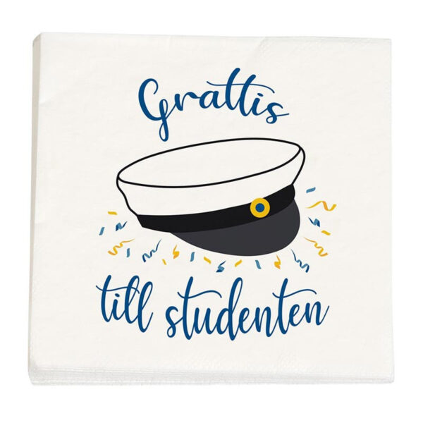 Små servetter studentmössa